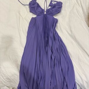 A.L.C. Lavender Pleated Dress